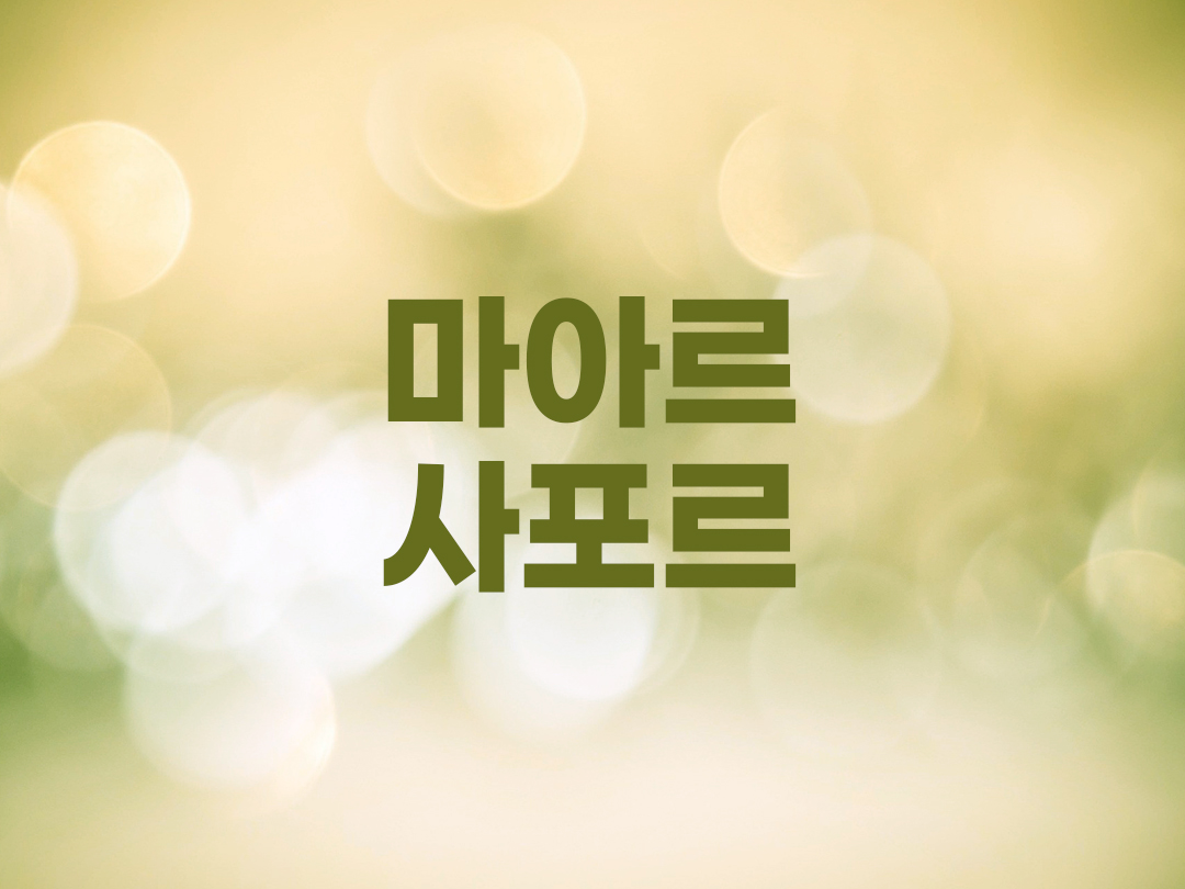 마아르사포르 천주교 남자세례명