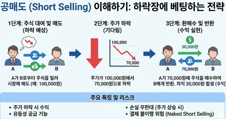 공매도의 기본 개념 및 구조
