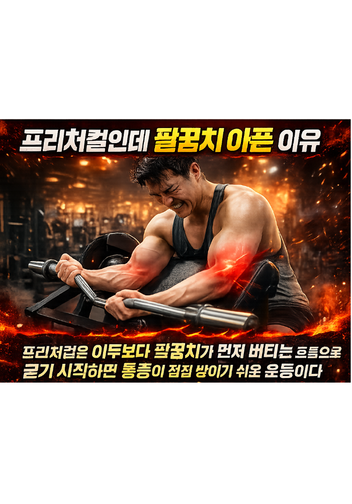 프리처컬인데 팔꿈치 아픈 이유