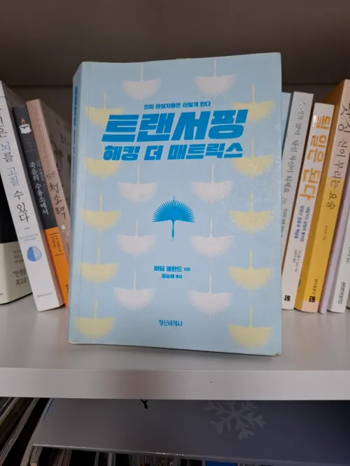 책장에서 꺼낸 바딤 젤란드의 저서 해킹 더 매트릭스 정면 표지 (Front cover of Vadim Zeland's book Hacking the Matrix taken out from the bookshelf)