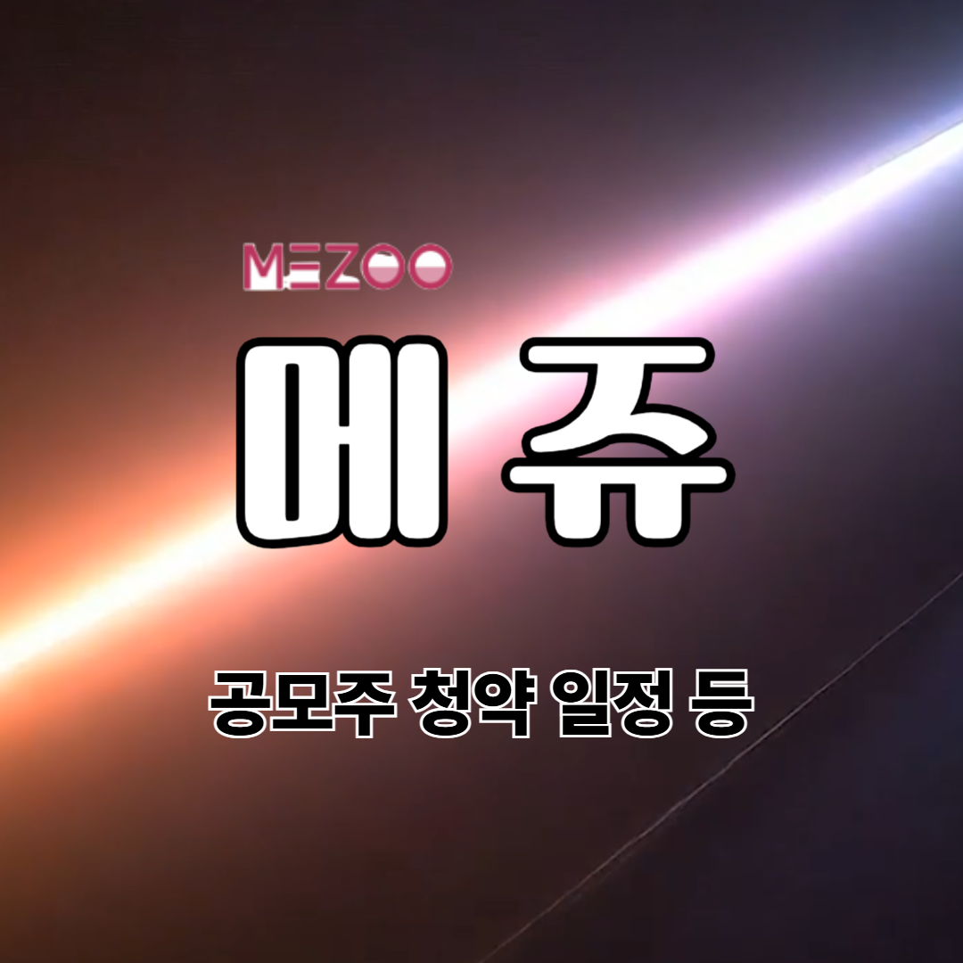 메쥬 공모주 청약, 기업 정보