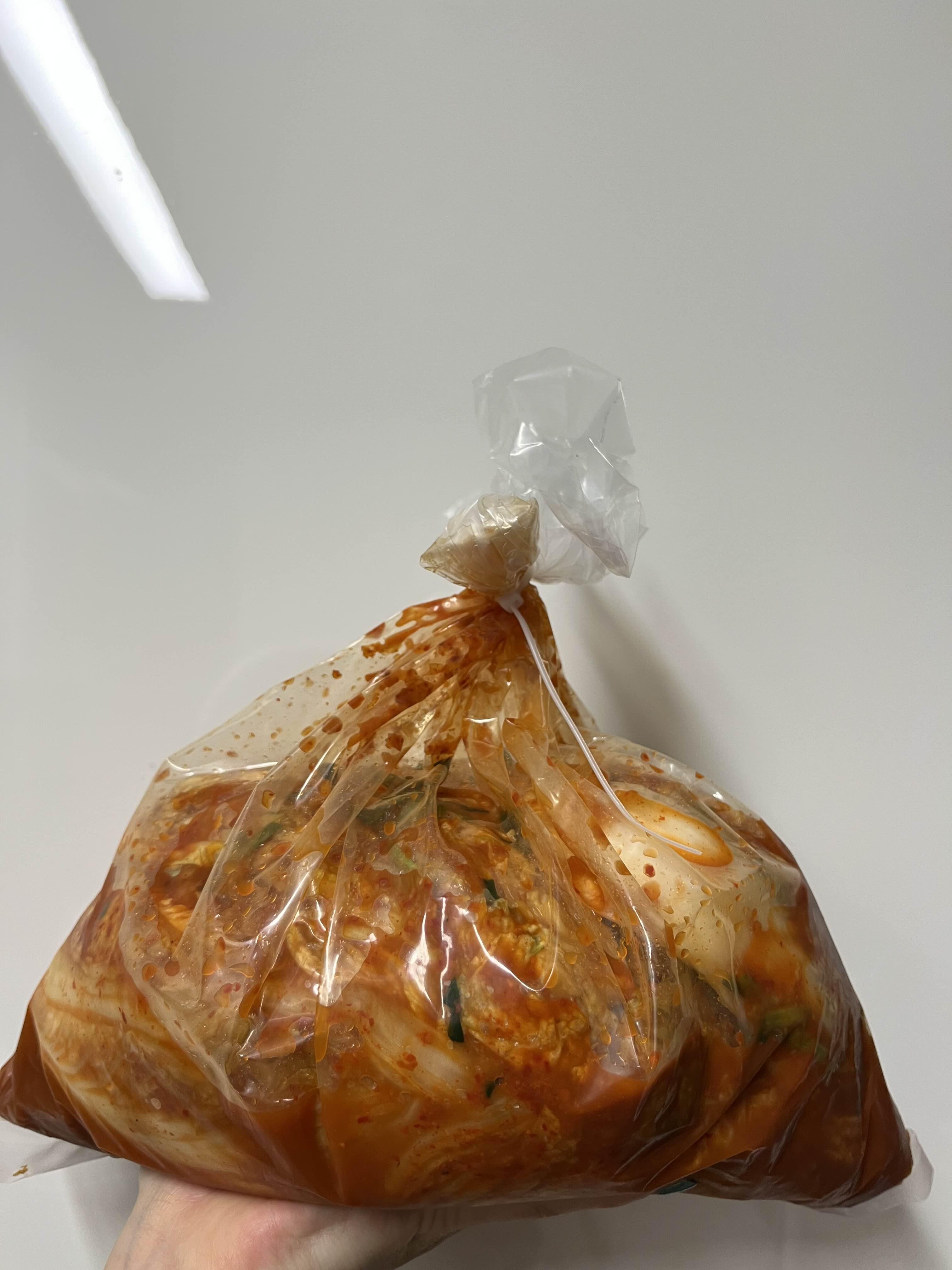 홍진경 더김치 포장상태