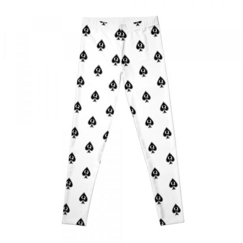 Queen of Spades Phone Case - White Leggings sportswear woman gym 2023 leggings woman