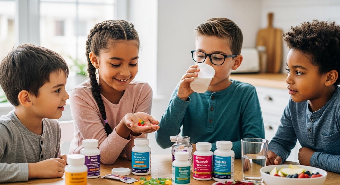 어린이영양제 섭취량