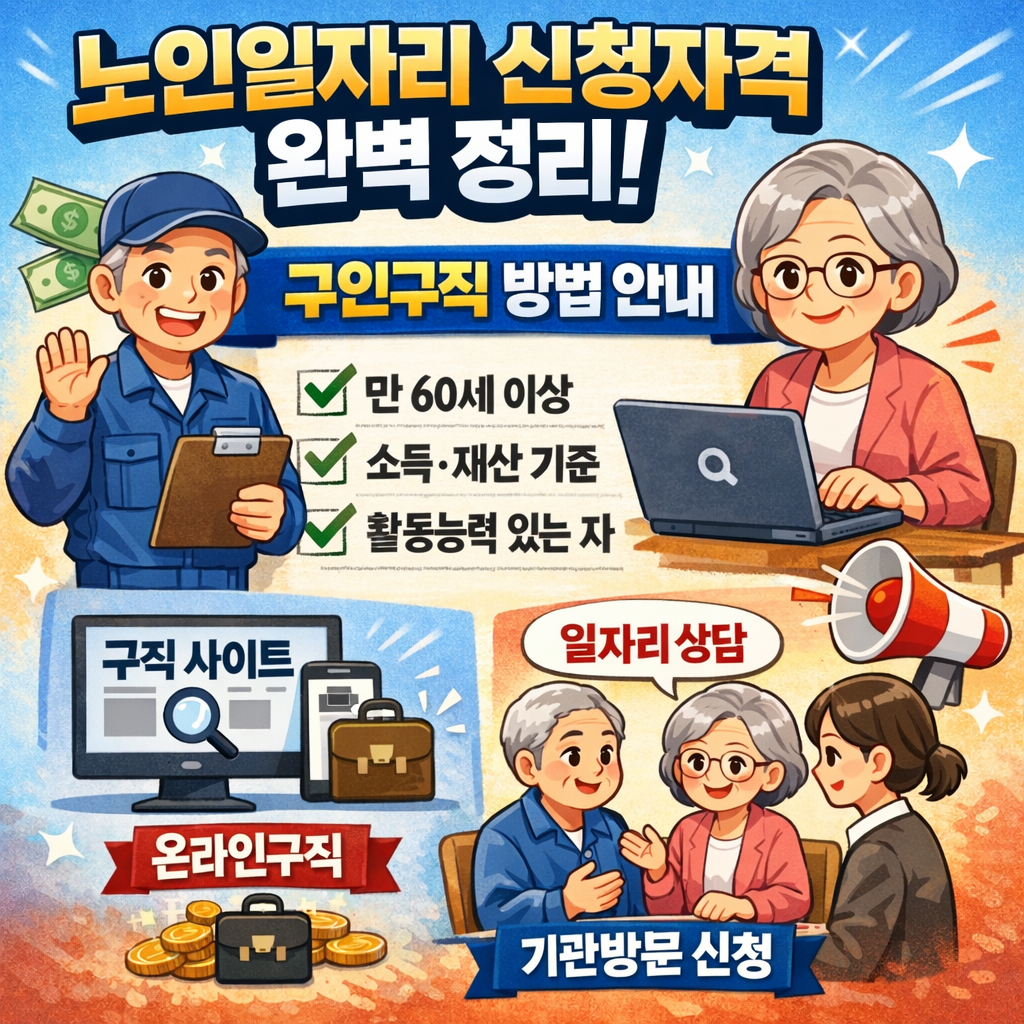 노인일자리 신청자격
