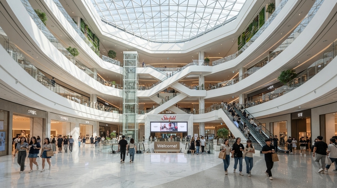 moll-cance korea, korean shopping mall summer, starfield korea, coex mall, the hyundai seoul