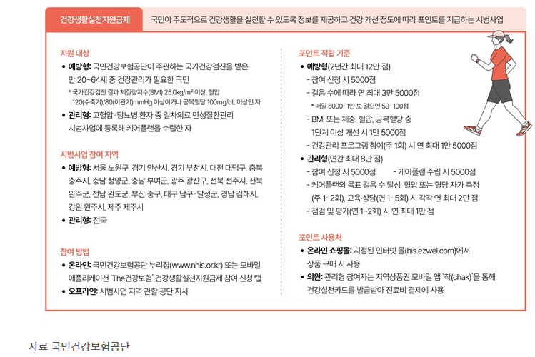 건강생활실천지원금제
