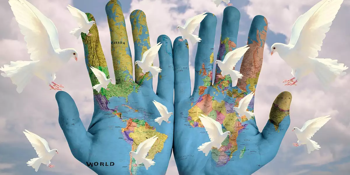 세계의 평화 비유사진