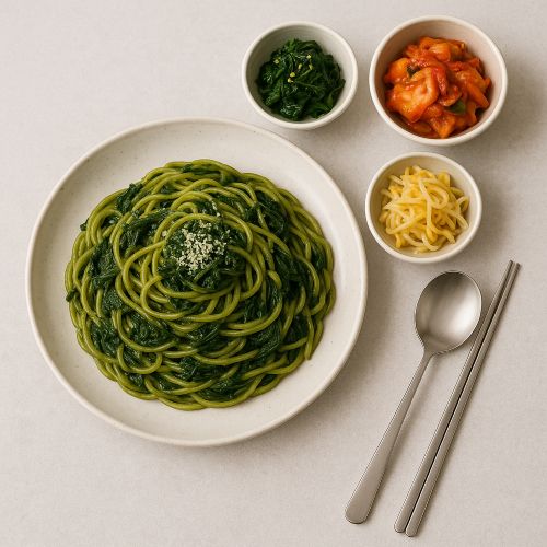 곤드레 나물 페스토 파스타
