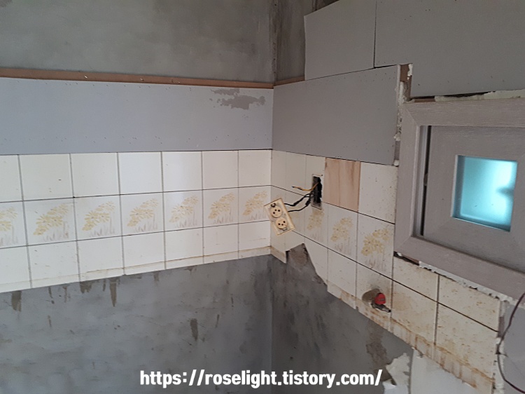 노후빌라 부엌 리모델링 전