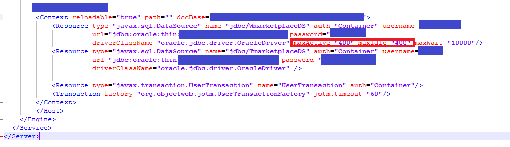 Apache Tomcat server.xml에서 데이터베이스 maxActive, maxIdle 값 최적화 방법
