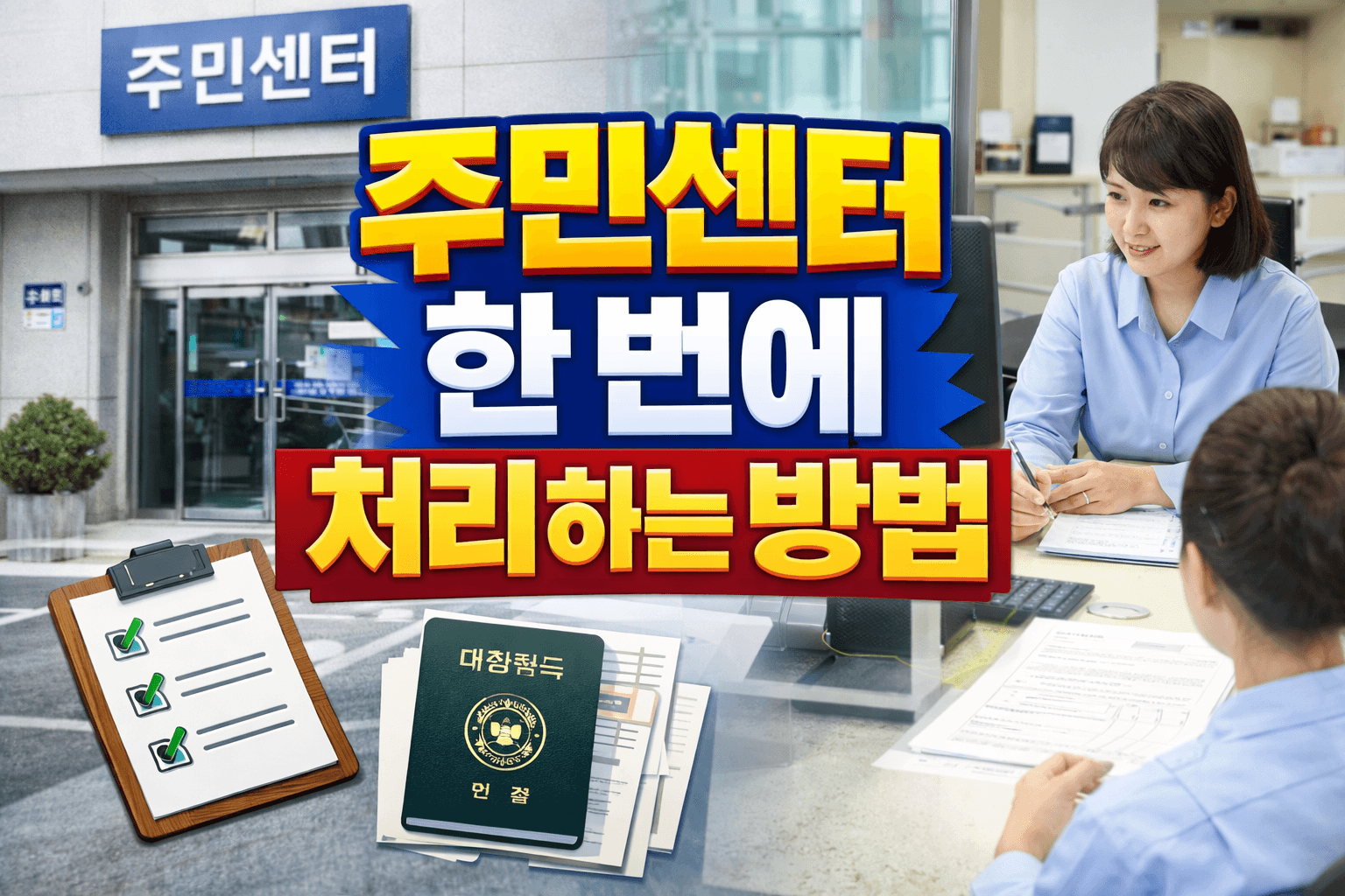 주민센터 재방문 없이 끝내는 방법-썸네일
