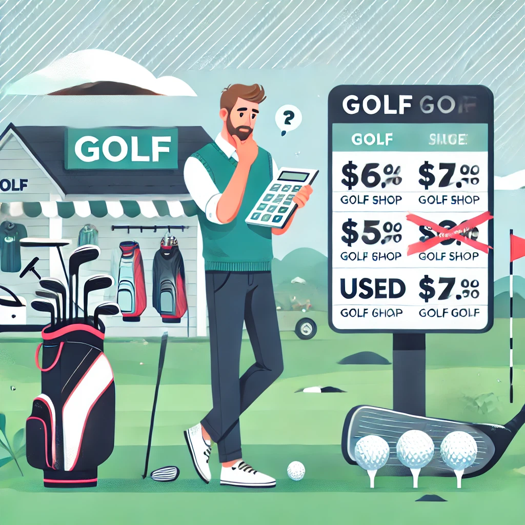골프 비용과 소비에 관련된 이미지