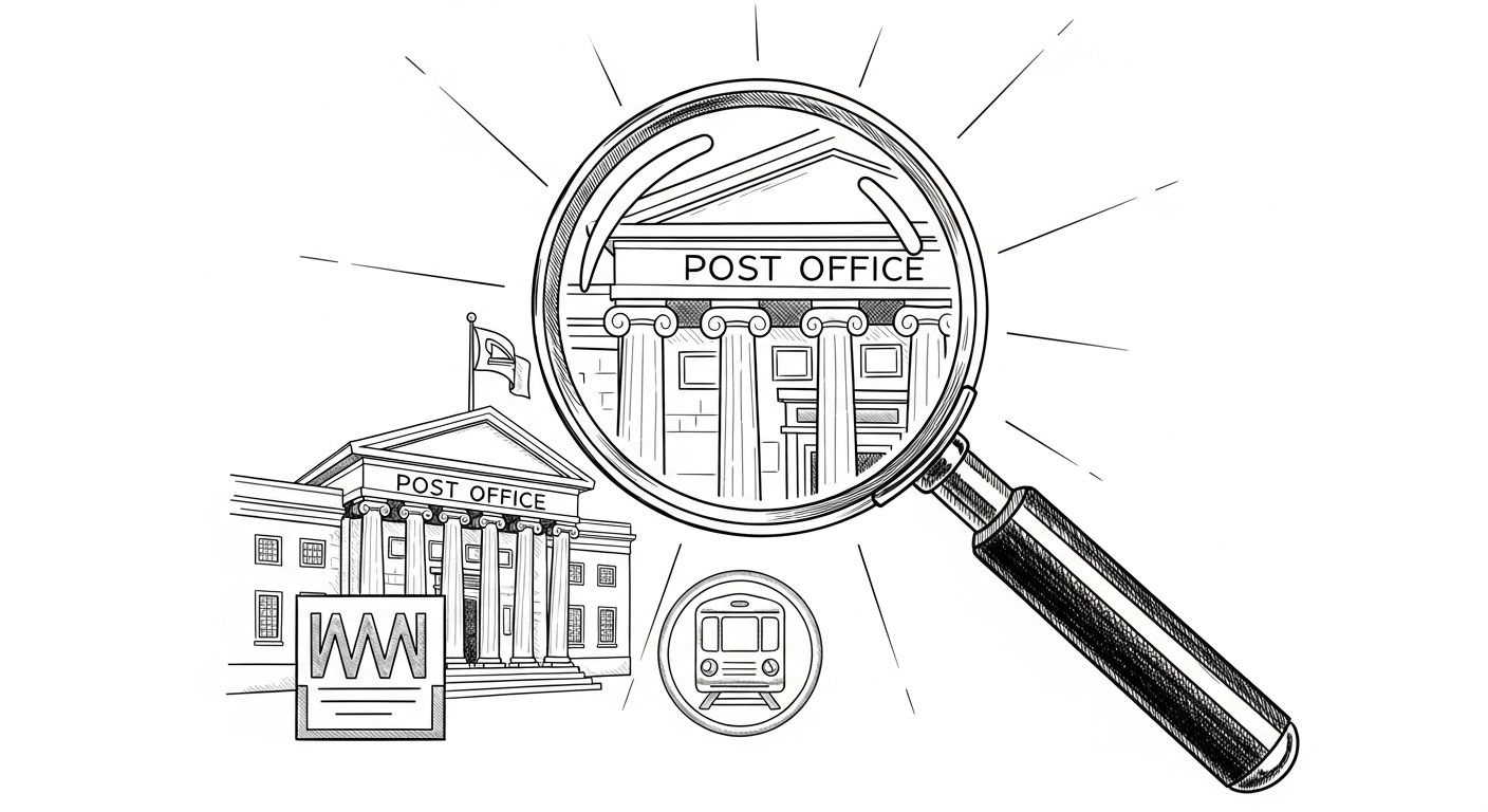 지도에서 정확한 위치를 강조하는 빨간색 핀 마커