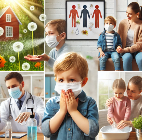 아이들 알레르기 대응 사진