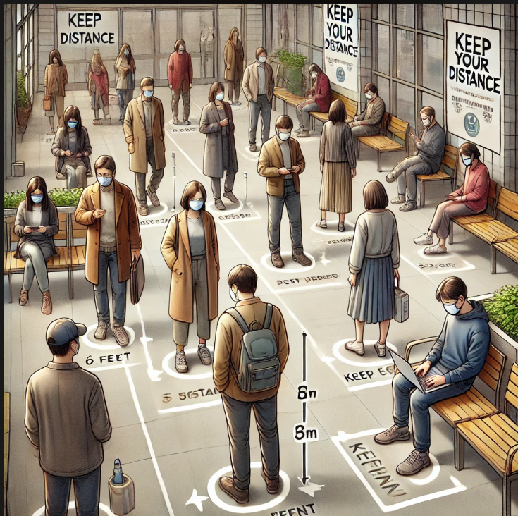 중증급성호흡기증후군(SARS) 예방 사회적 거리두기