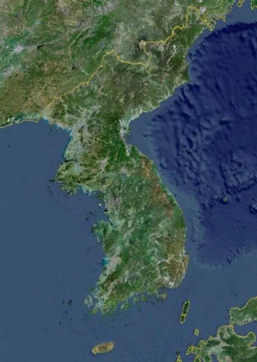 국토지리정보원 최신 위성지도 보기 썸네일