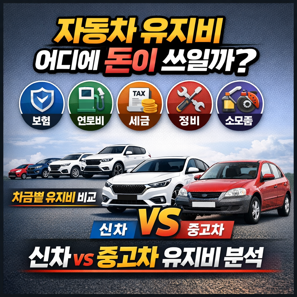 자동차 유지비, 어디에 돈이 쓰일까?