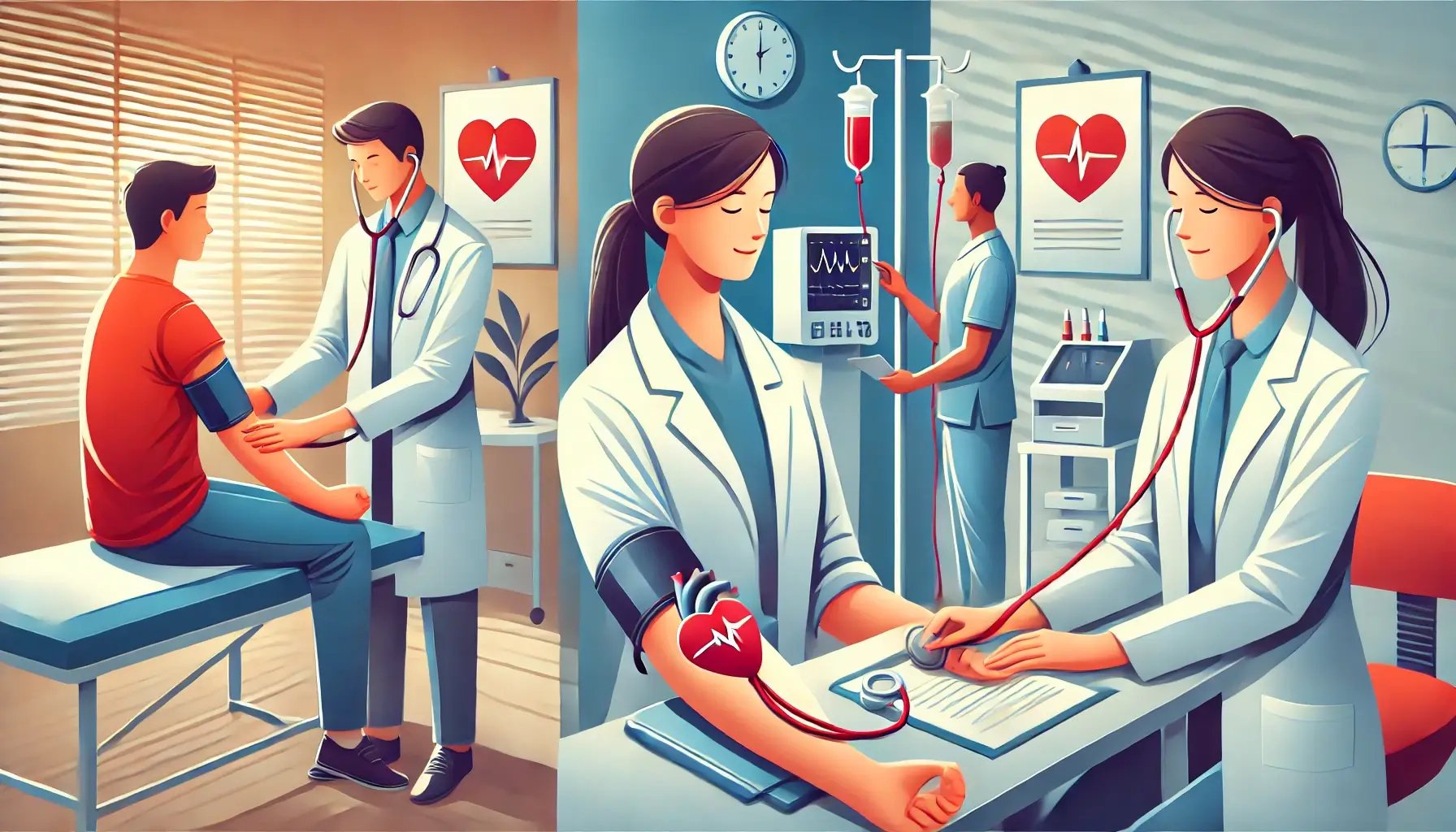 정기적인 건강검진의 중요성을 보여주는 이미지입니다