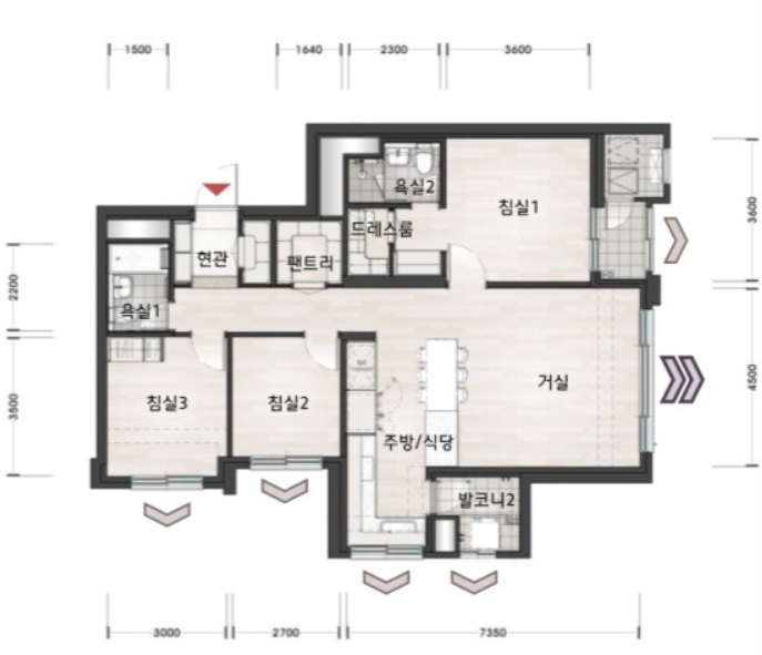힐스테이트-e편한세상-문정-84B-평면도