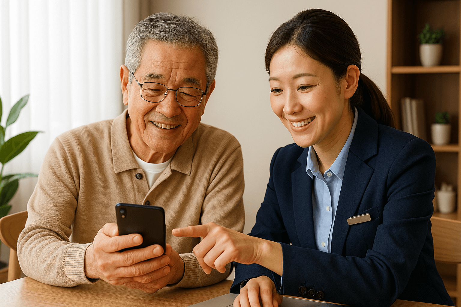 시니어를 위한 디지털 금융 서비스