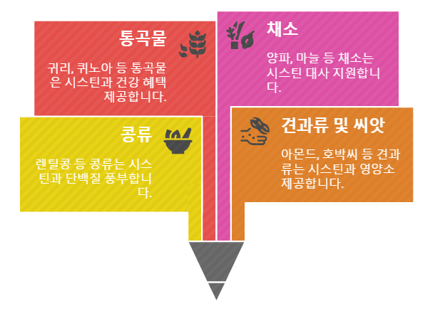 시스틴 함유 음식