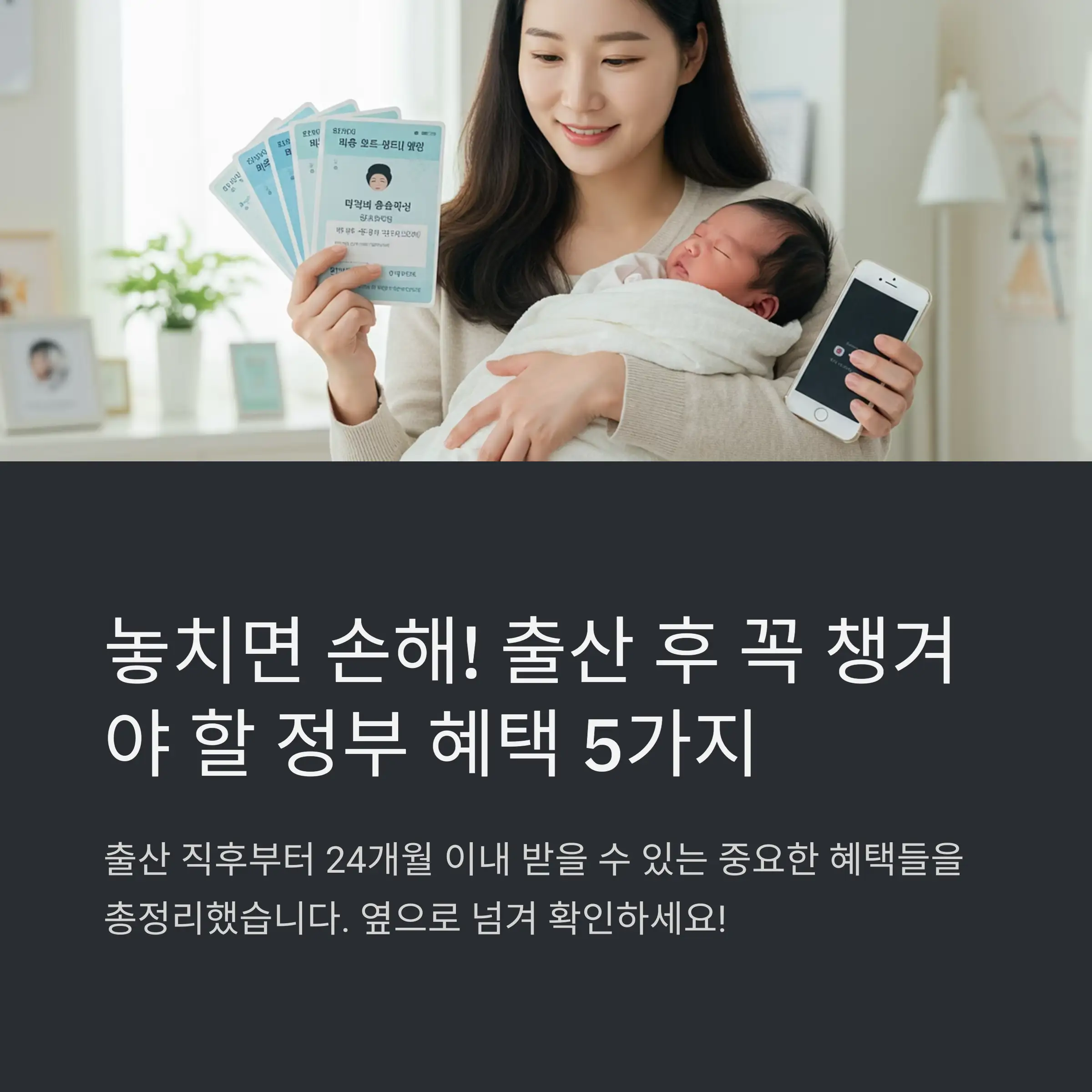 아동수당 – 만 8세까지 매월 10만 원 현금 지원