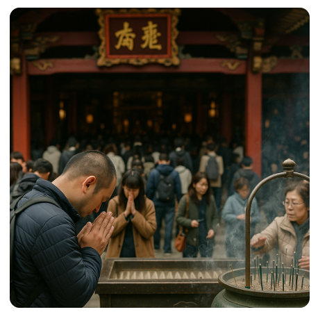 일본 신사참배 사진