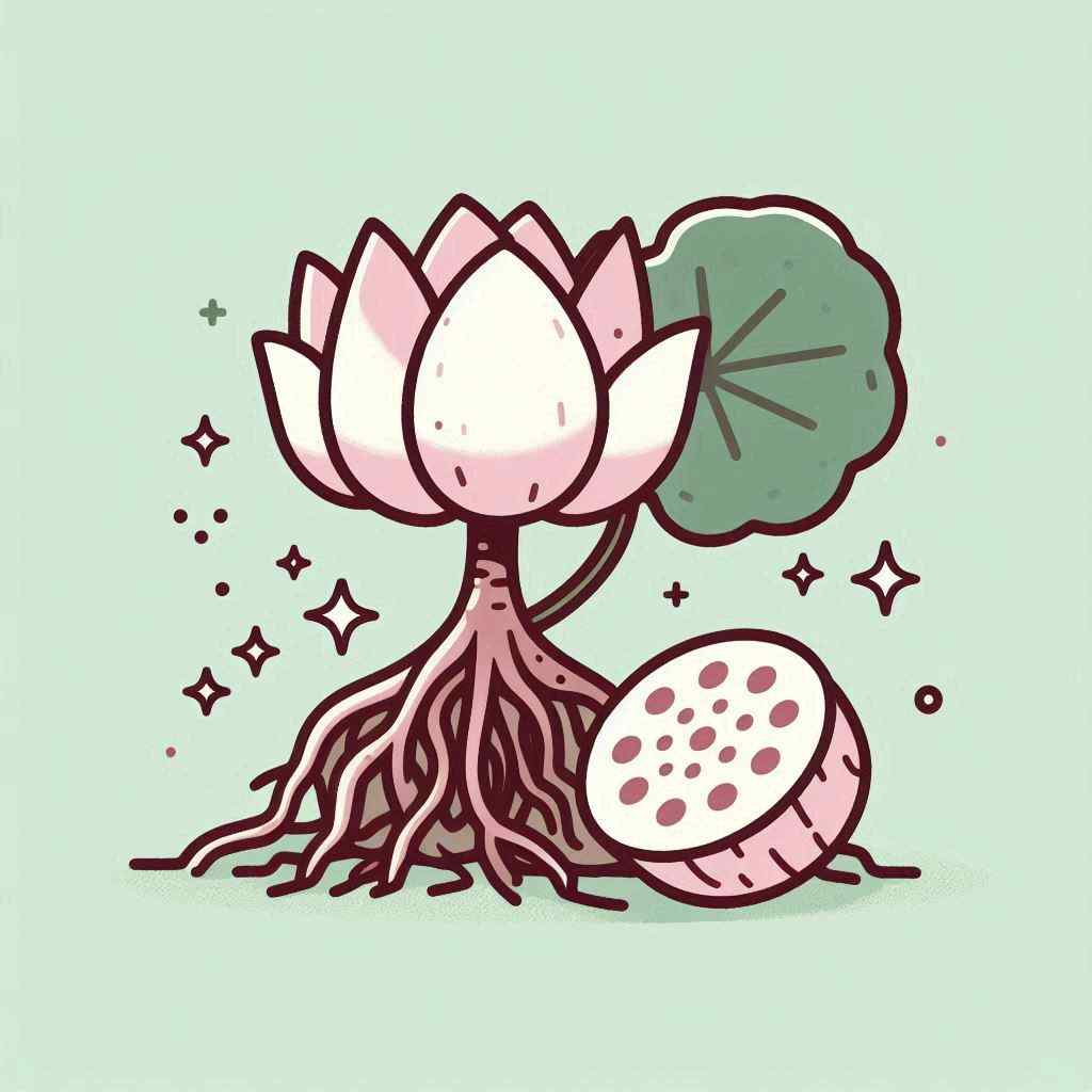 연, 연꽃, 연근, 연잎