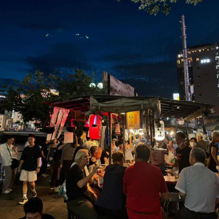 후쿠오카여행코스 나카스 야타이