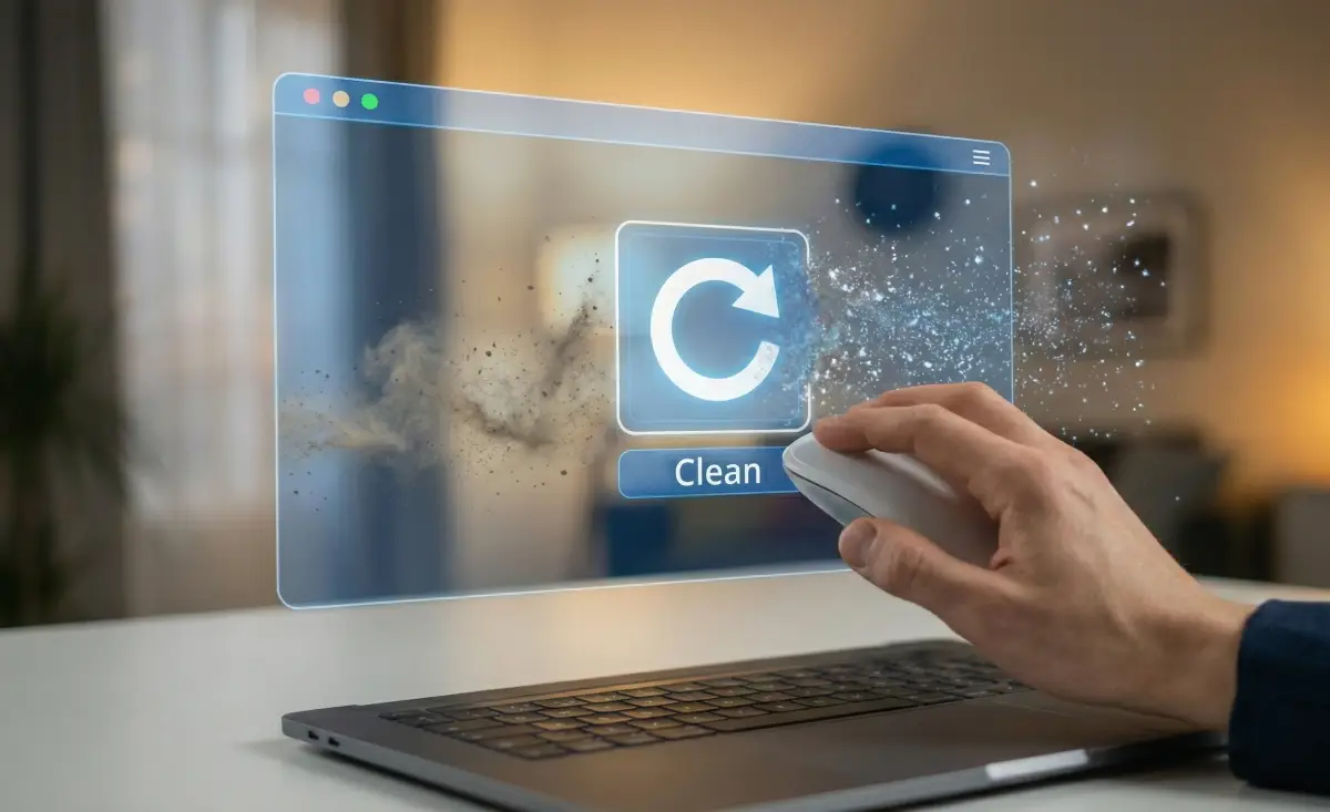 안정적인 인터넷 연결과 와이파이 신호 확인을 시각화한 이미지