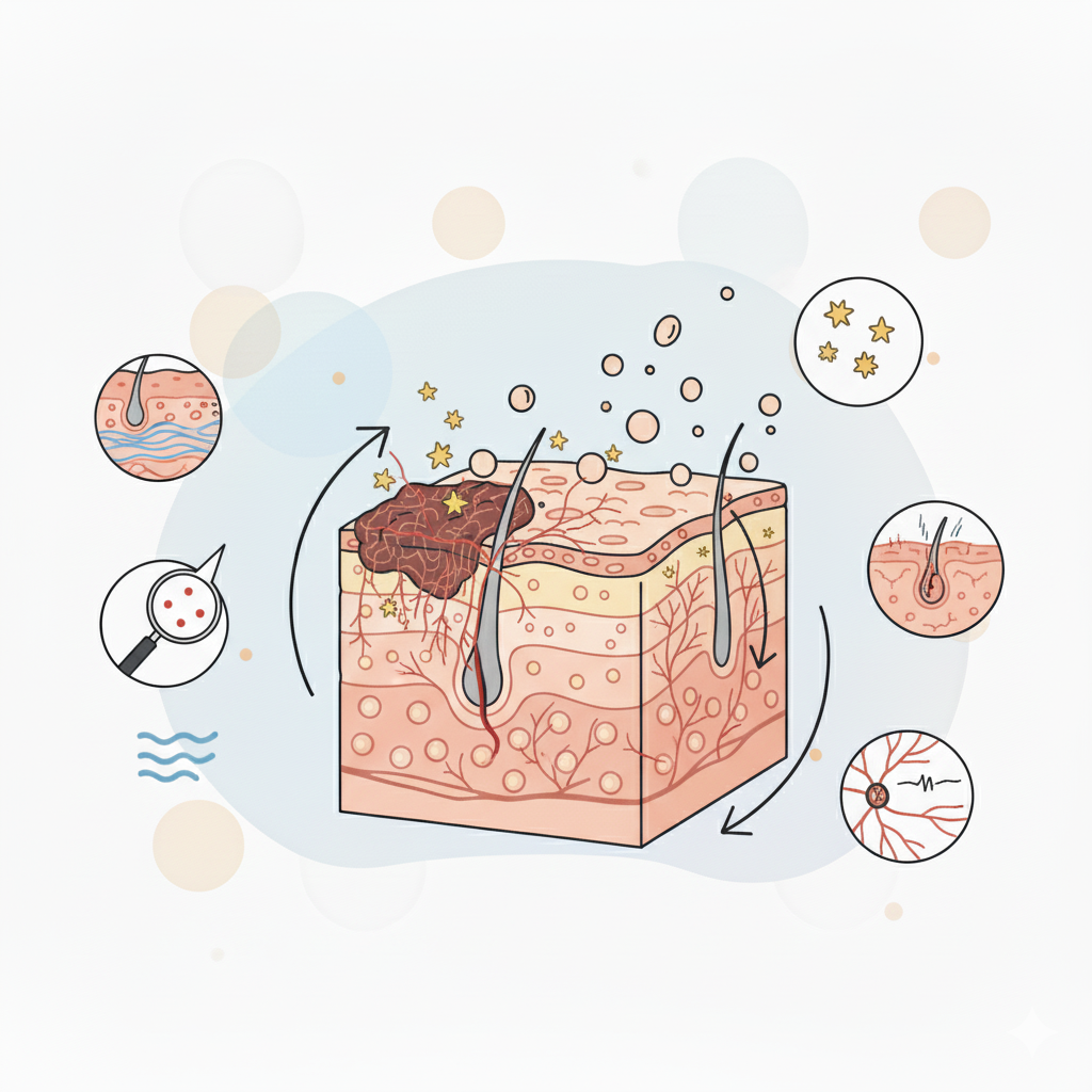 상처가 아물 때 왜 가려운 걸까? 히스타민과 신경 재생의 과학