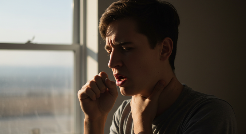 호흡기를 통해 들어오는 공기가 더욱 건조해집니다.