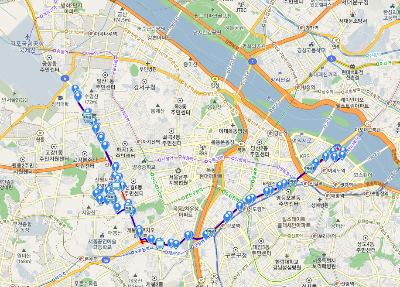 662번버스 노선도