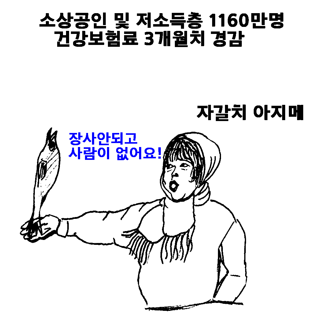 건강보험료 경감 1160만 소상공인, 저소득층 대상