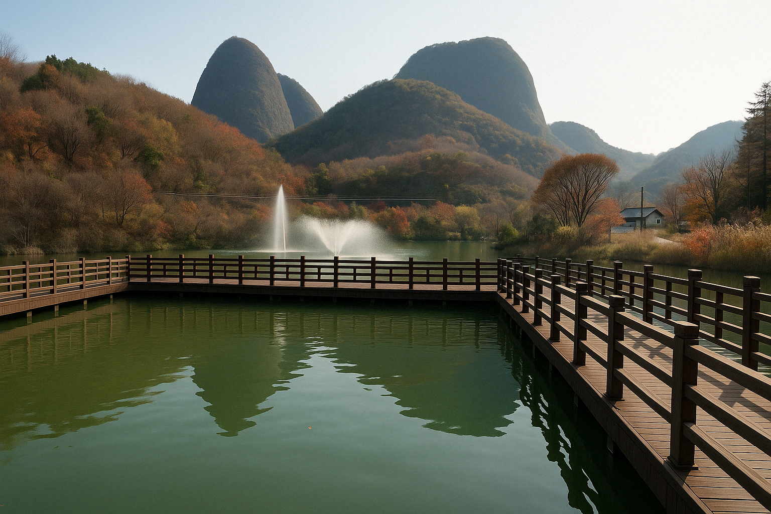 진안 사양저수지 사진