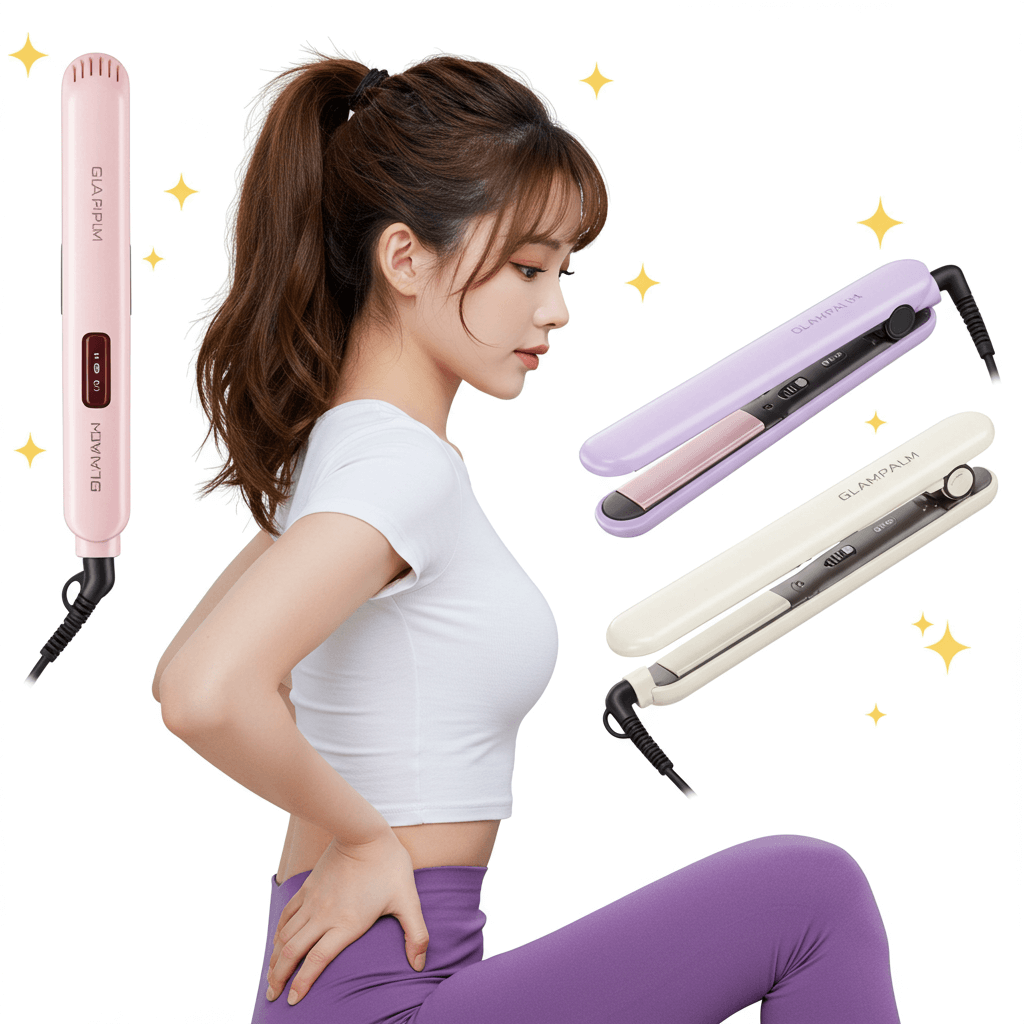 글램팜 고데기 고장