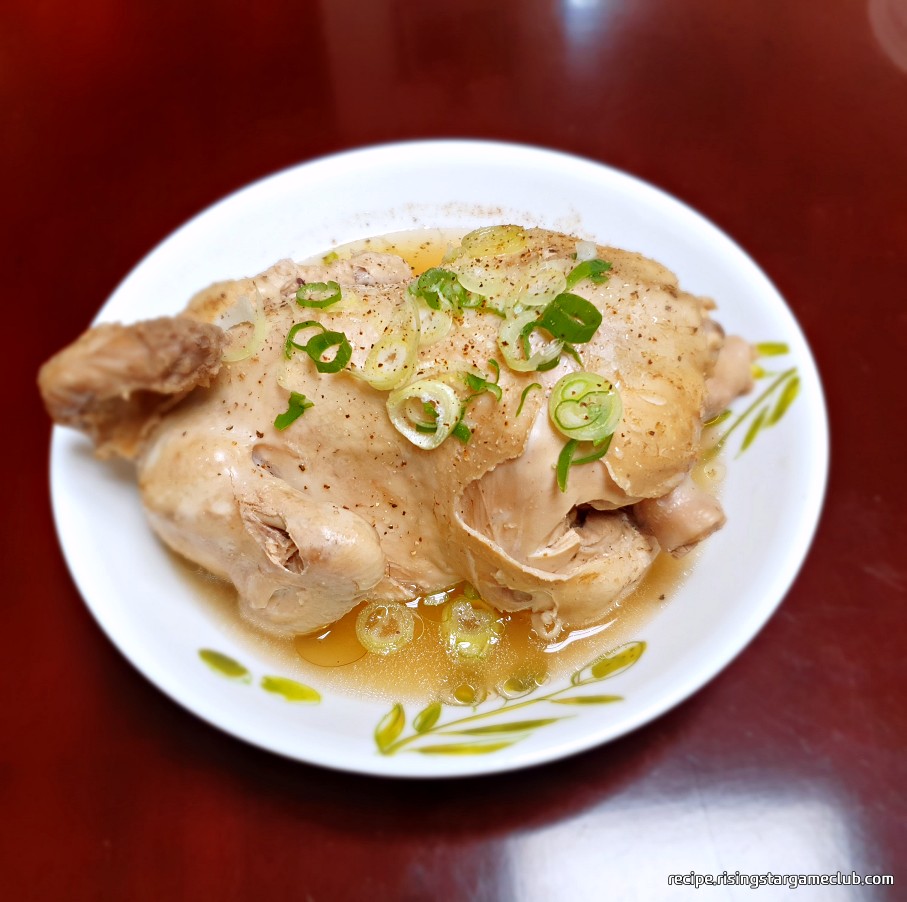 완성된 삼계탕 사진