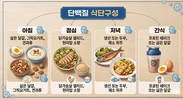 단백질 식단구성