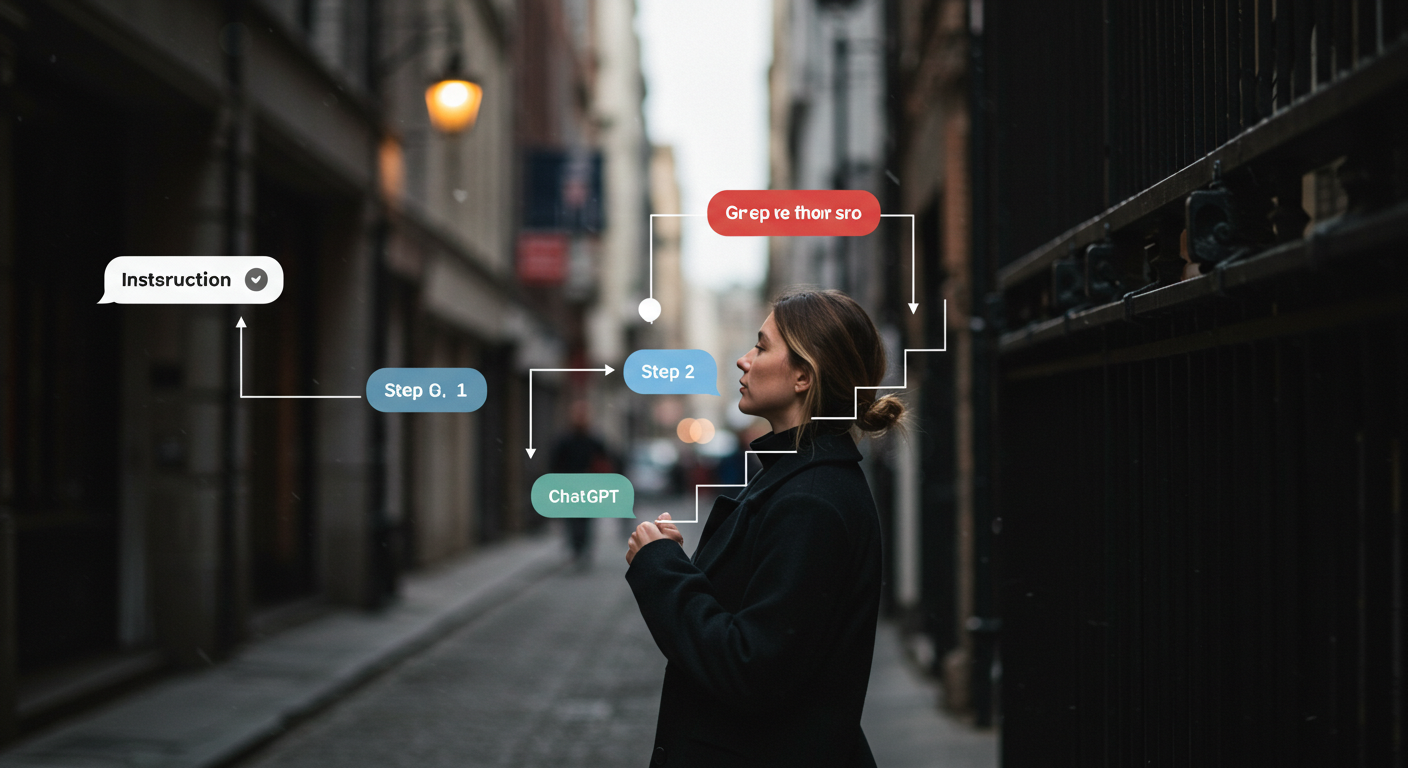 챗GPT에게 생각 과정을 단계별로 지시하는 이미지1