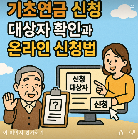 기초연금대상자 신청방법