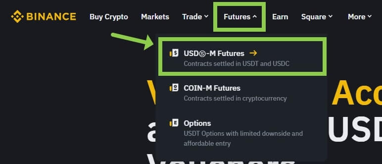 바이낸스 선물마켓 들어가는 경로