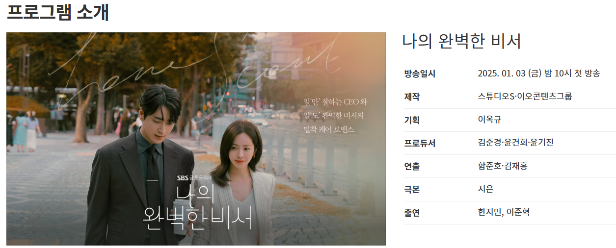 나의 완벽한 비서