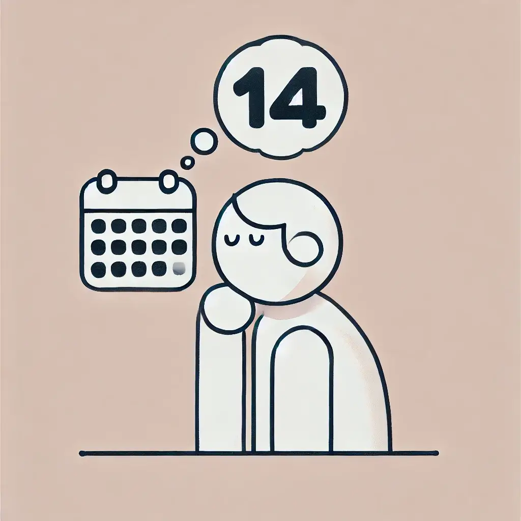 14일을 떠올리는 남자