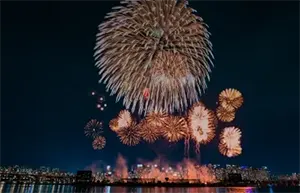 여의도불꽃축제 불꽃 장면 1