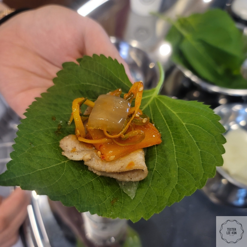 구땡식당 삼겹살 쌈