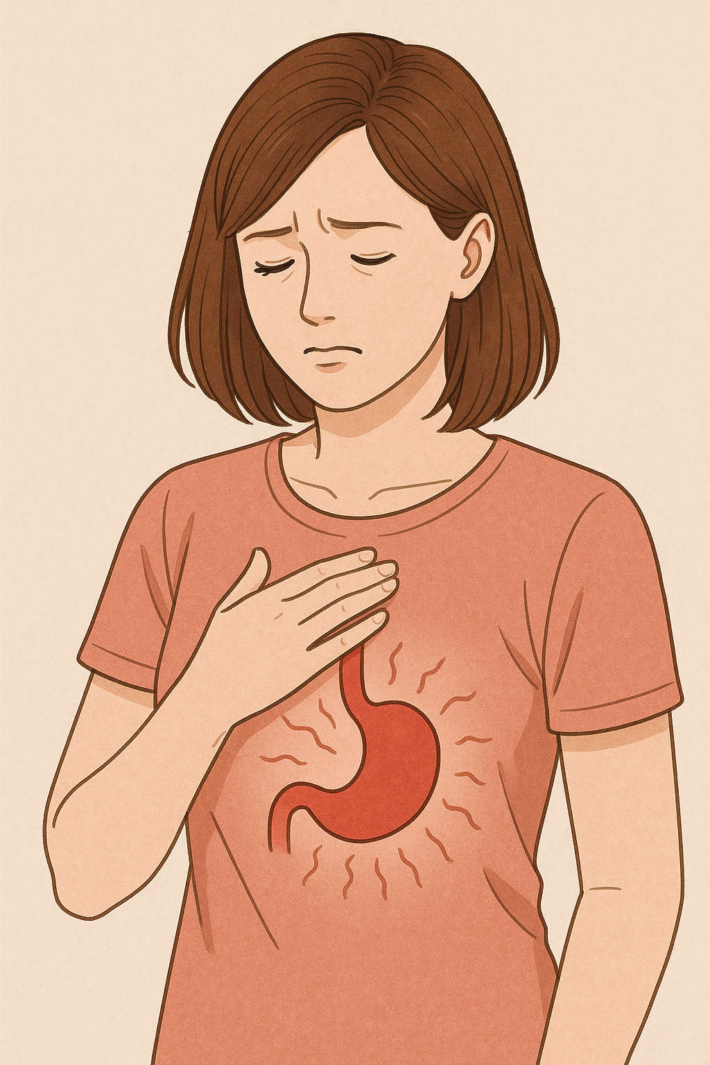 속 쓰림 관련 이미지