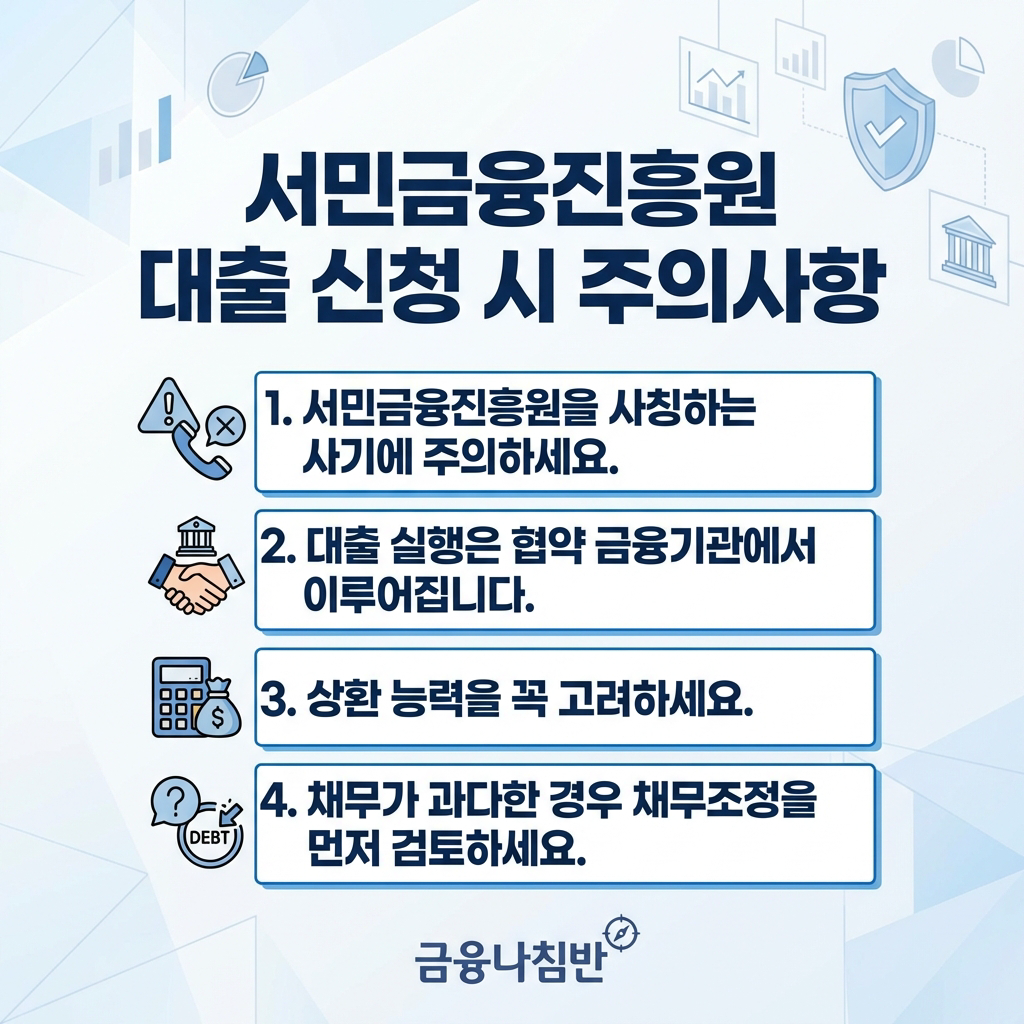 서민금융진흥원 대출 신청방법 06