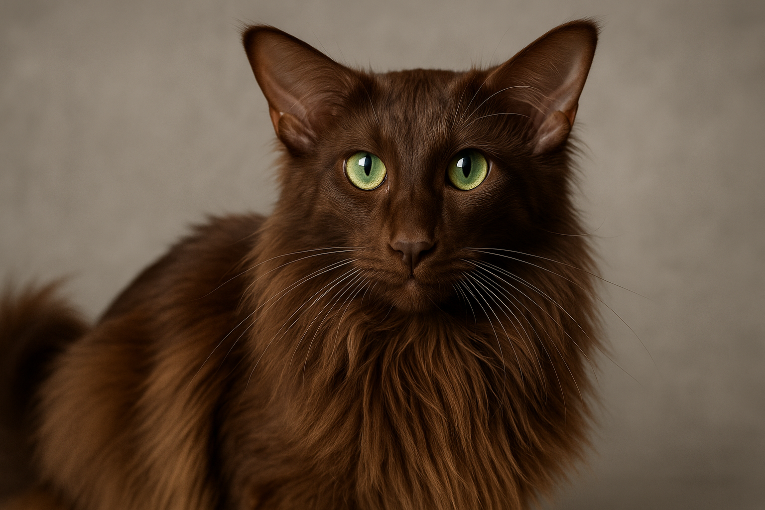 오리엔탈 롱헤어 고양이 사진