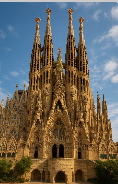 해외 건축 체험 스페인 사그라다 파밀리아 성당 관련 이미지